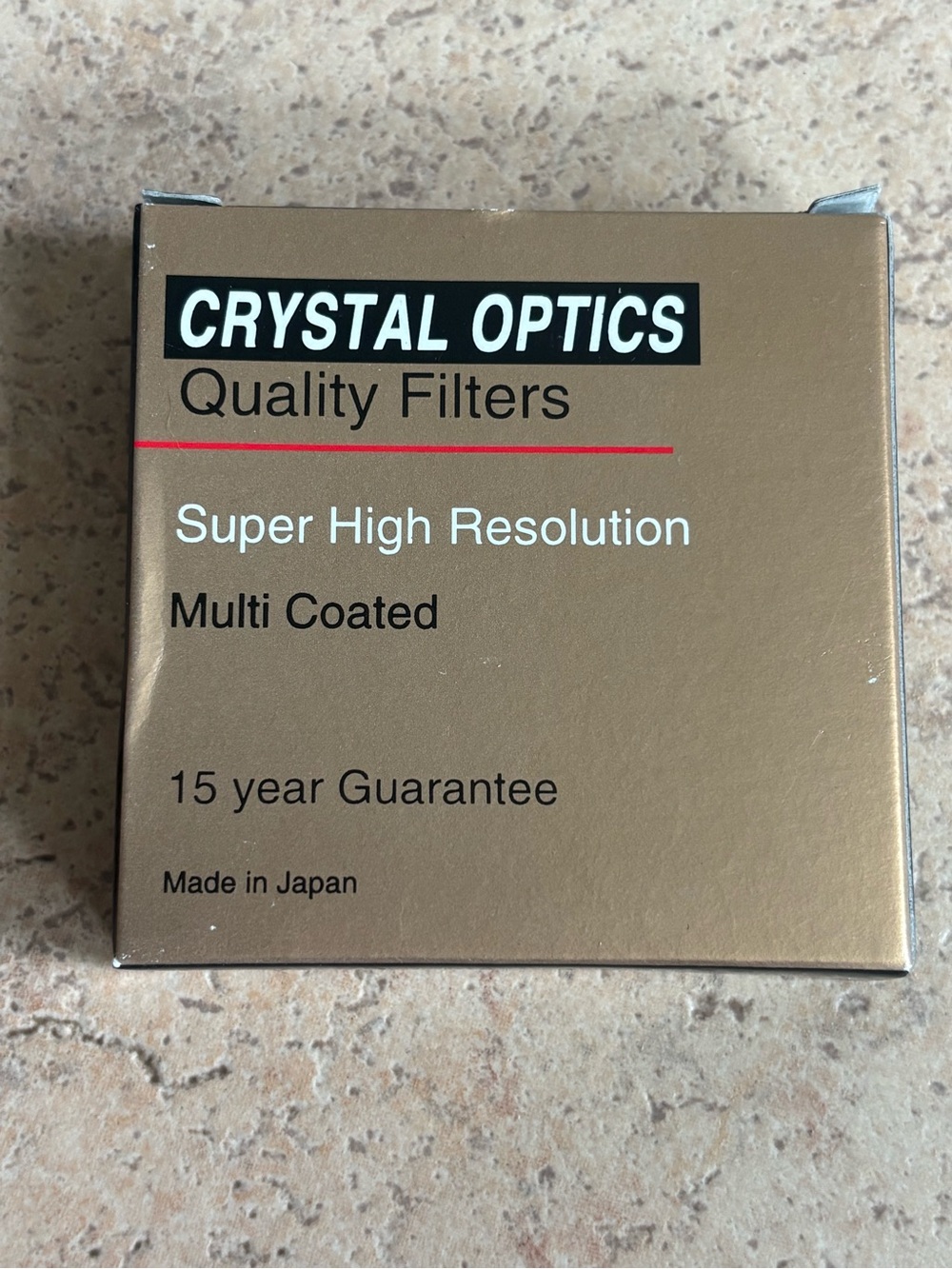 Crystal Optics Super High Resolution Quality Filter Multi Coated New
